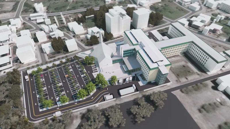 Expansion of San Bortolo Hospital in Vicenza.