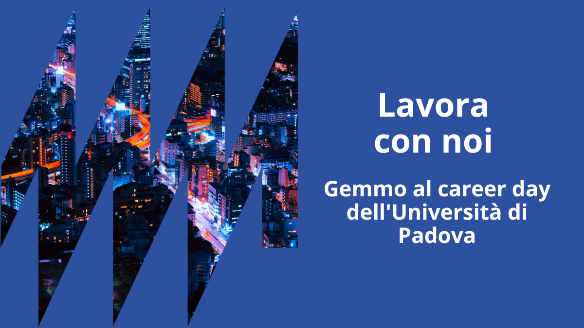 Gemmo at the University of Padua’s Career Day