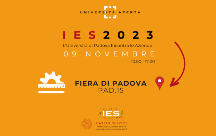 Università Aperta IES 2023 L'università di Padova incontra le aziende
